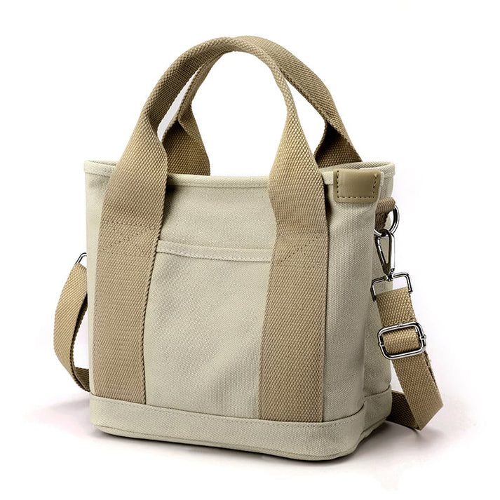 Women's Spacious Canvas Tote Bag with Comfortable Carrying Strap