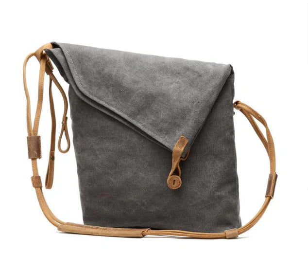 Women's Stylish Canvas Shoulder Bag with Adjustable Strap