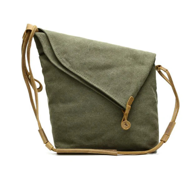 Women's Stylish Canvas Shoulder Bag with Adjustable Strap