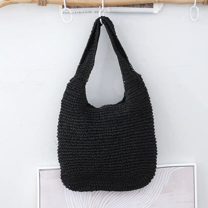 Stylish Knitted Spacious Shoulder Bag for Women