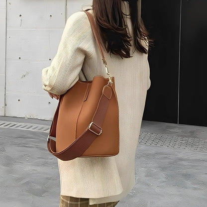 Stylish Suede Spacious Shoulder Bag for Women