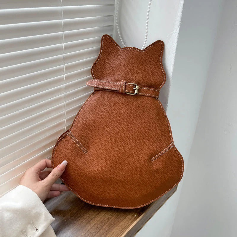 Modern Style Cat Design Crossbody Bag for Women