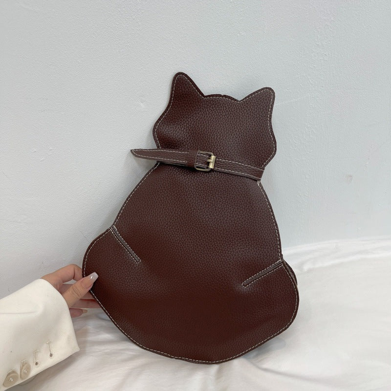 Modern Style Cat Design Crossbody Bag for Women