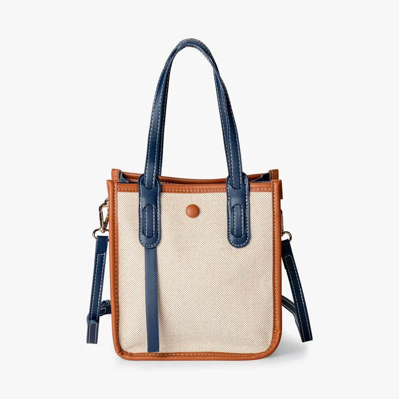 Women's Two-Way Small Handy Canvas Tote Bag